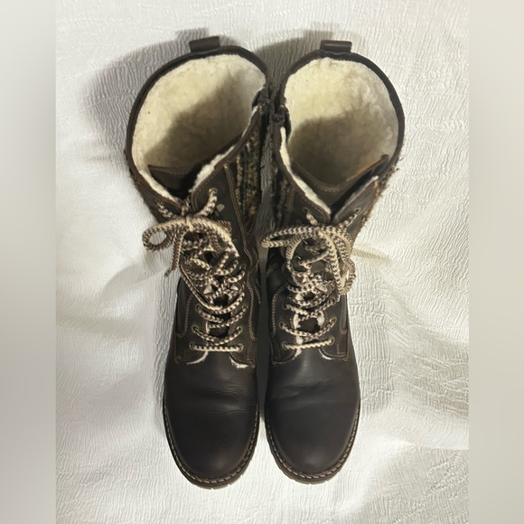 Bos & Co Holland Wool-Lined Waterproof Tall Boots Sz 40/9.5 Portugal ❄️🖤 - Picture 7 of 9